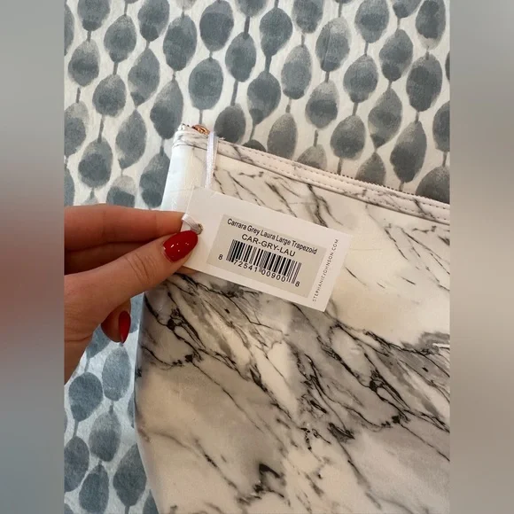 Stephanie Johnson Carrara Laura Large Trapezoid Cosmetic Bag - Picture 8 of 12